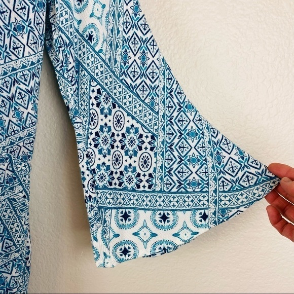 L*space Aubrey Romper Patchwork Boho Print Size S - Picture 9 of 15